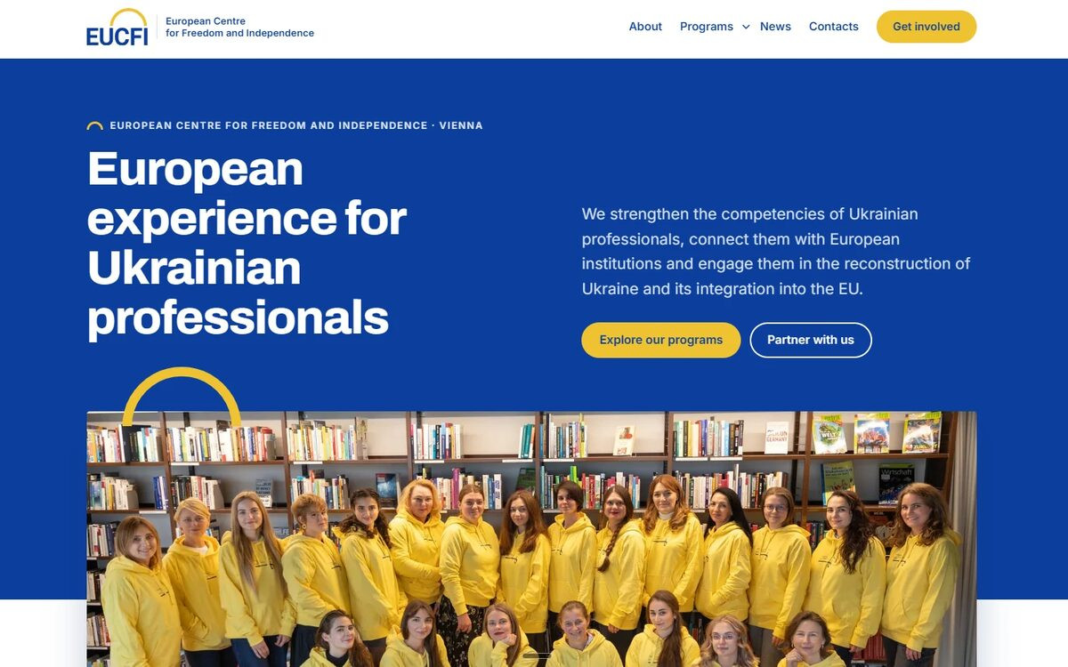 EUCFI website home page
